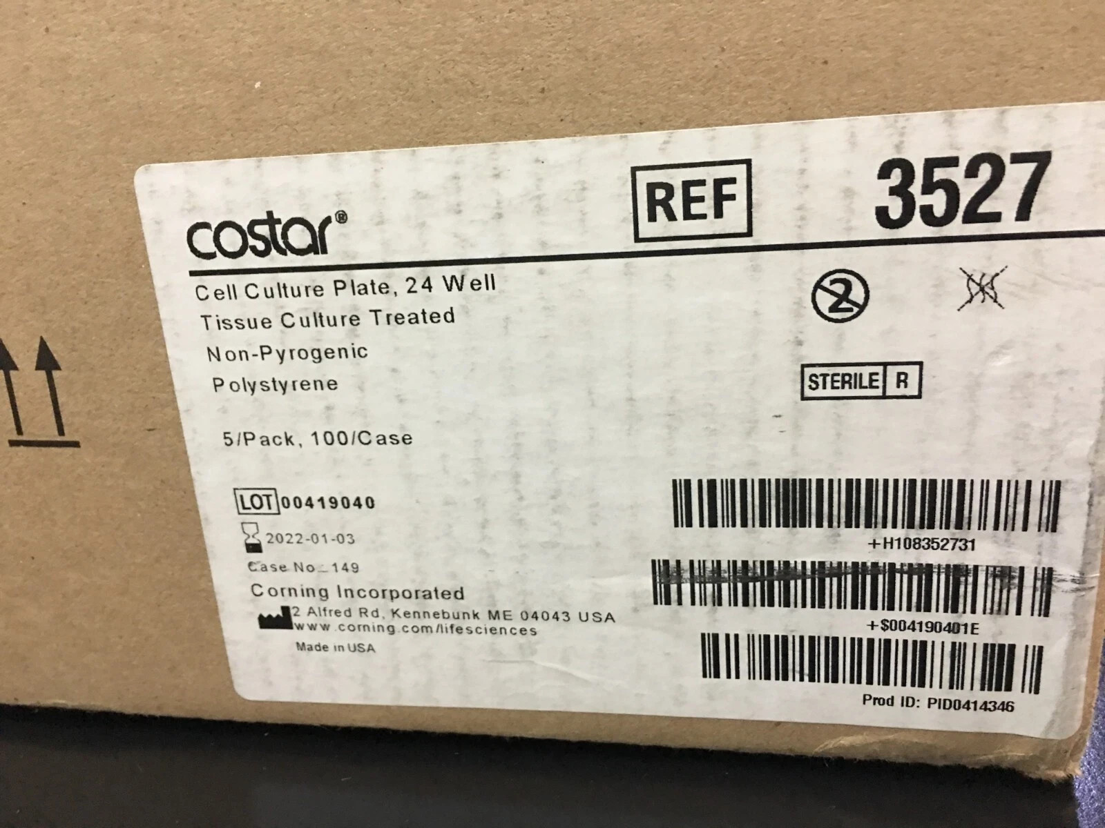 Costar Corning REF 3527 Multiple Well Plates 24 Well 15 Packs