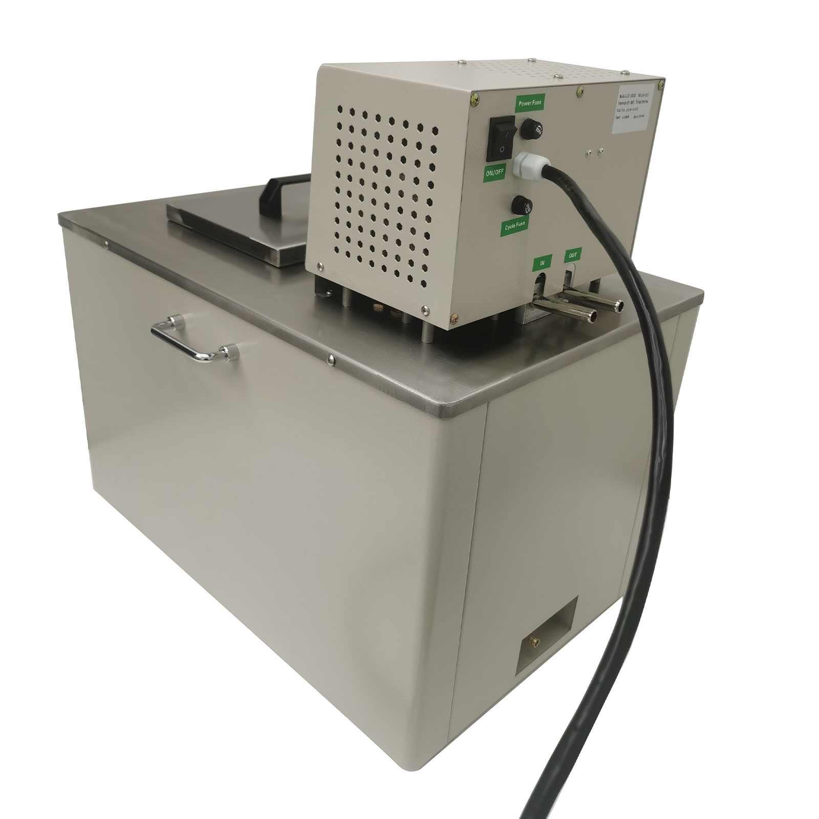 High Temp Circulator 50L 300°C 15L/min Flow Thermostatic Oil Bath w LED Display