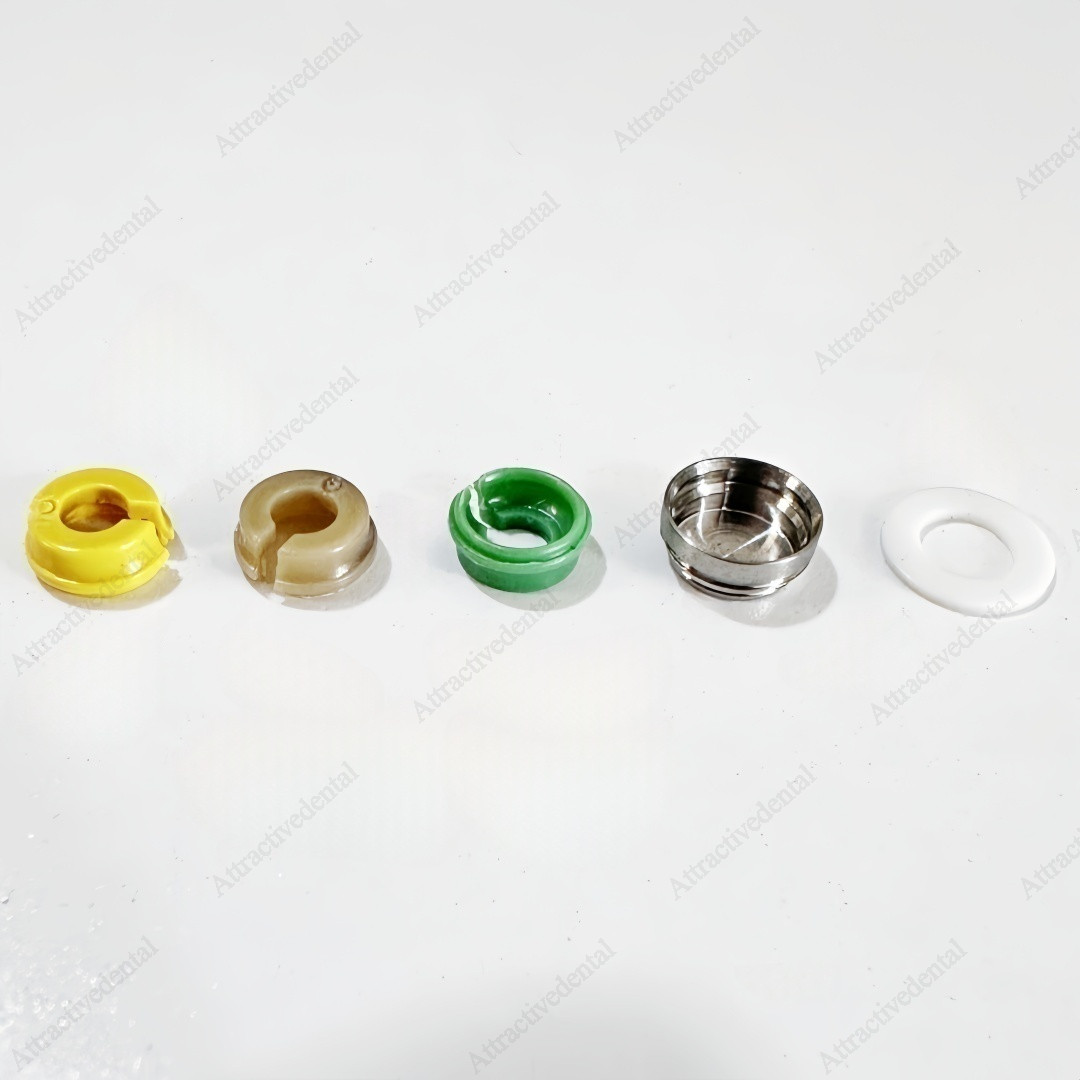 1Kit Dental Novaloc Type PEEK Caps Abutment Ti Housing Retention Insert Caps USA