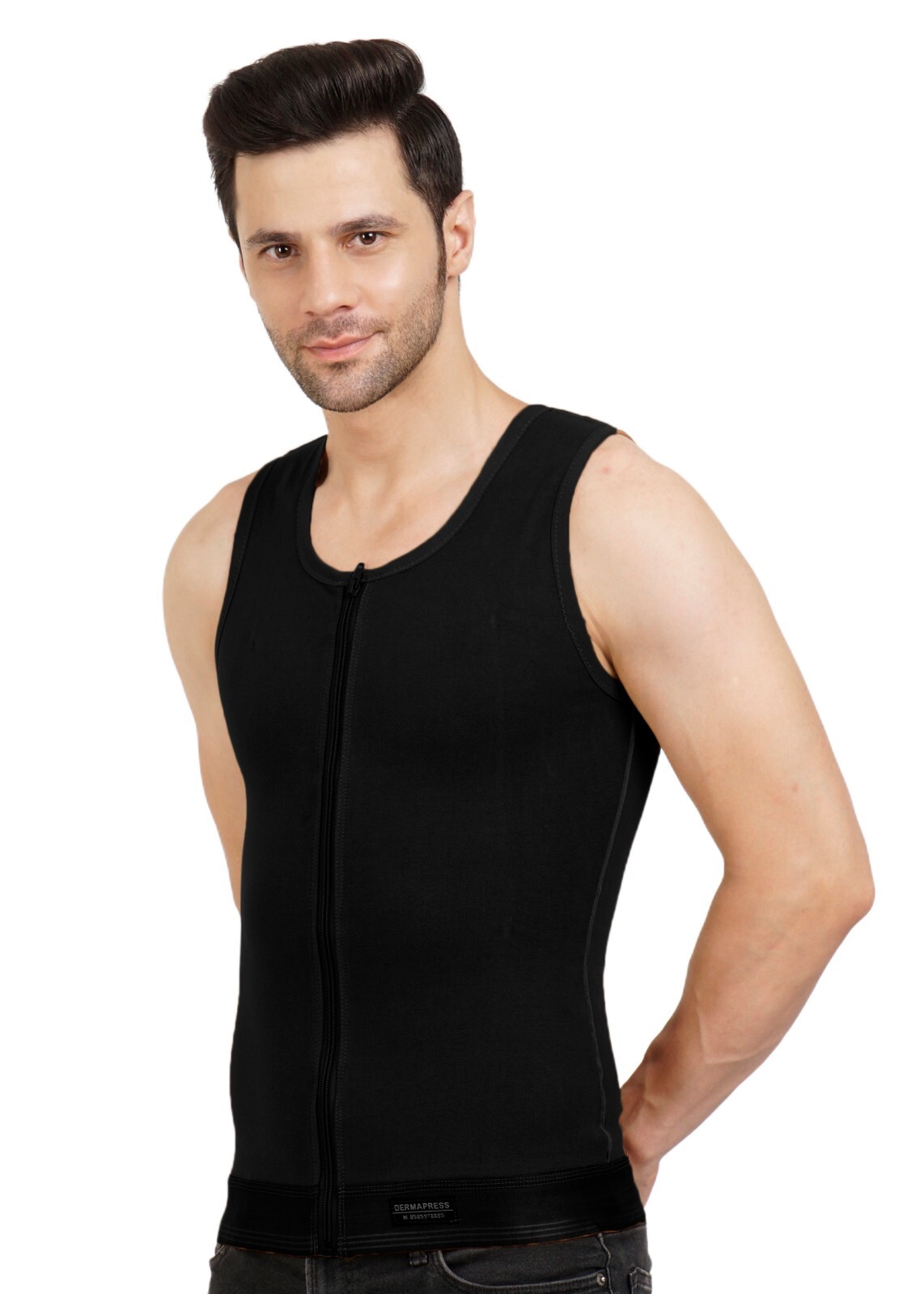 Gynecomastia & Liposuction Compression Full Vest | Moderate Compression | Cotton