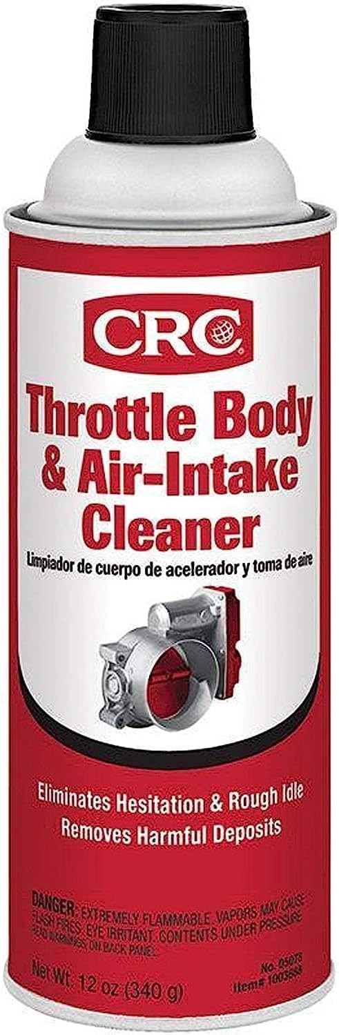 CRC 05078 Throttle Body and Air-Intake Cleaner – 12 Wt Oz.