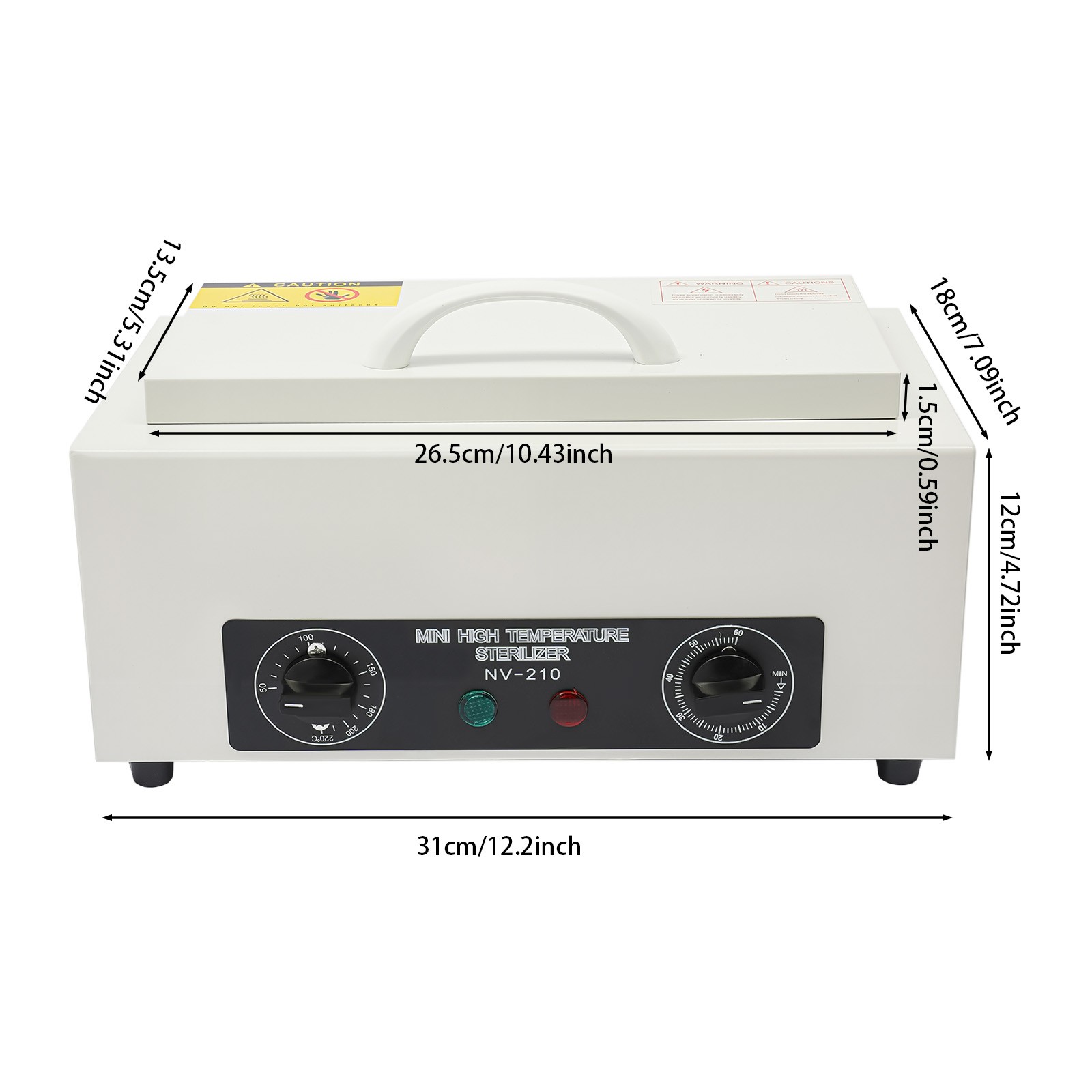 Dental Medical Dry Heat Sterilizer Tattoo Sterilizer Autoclave Disinfect Machine
