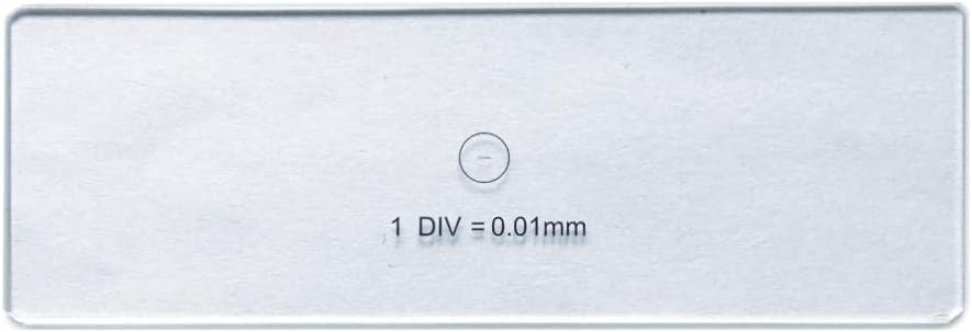 0.01mm Stage Micrometer Microscope Camera Calibration Slide