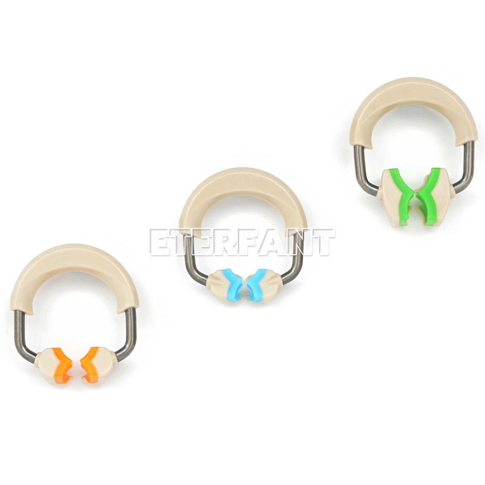 Dental 3D Separator Matrix Bands Rings Matrices Clip Clamp Titanium Fit Garrison