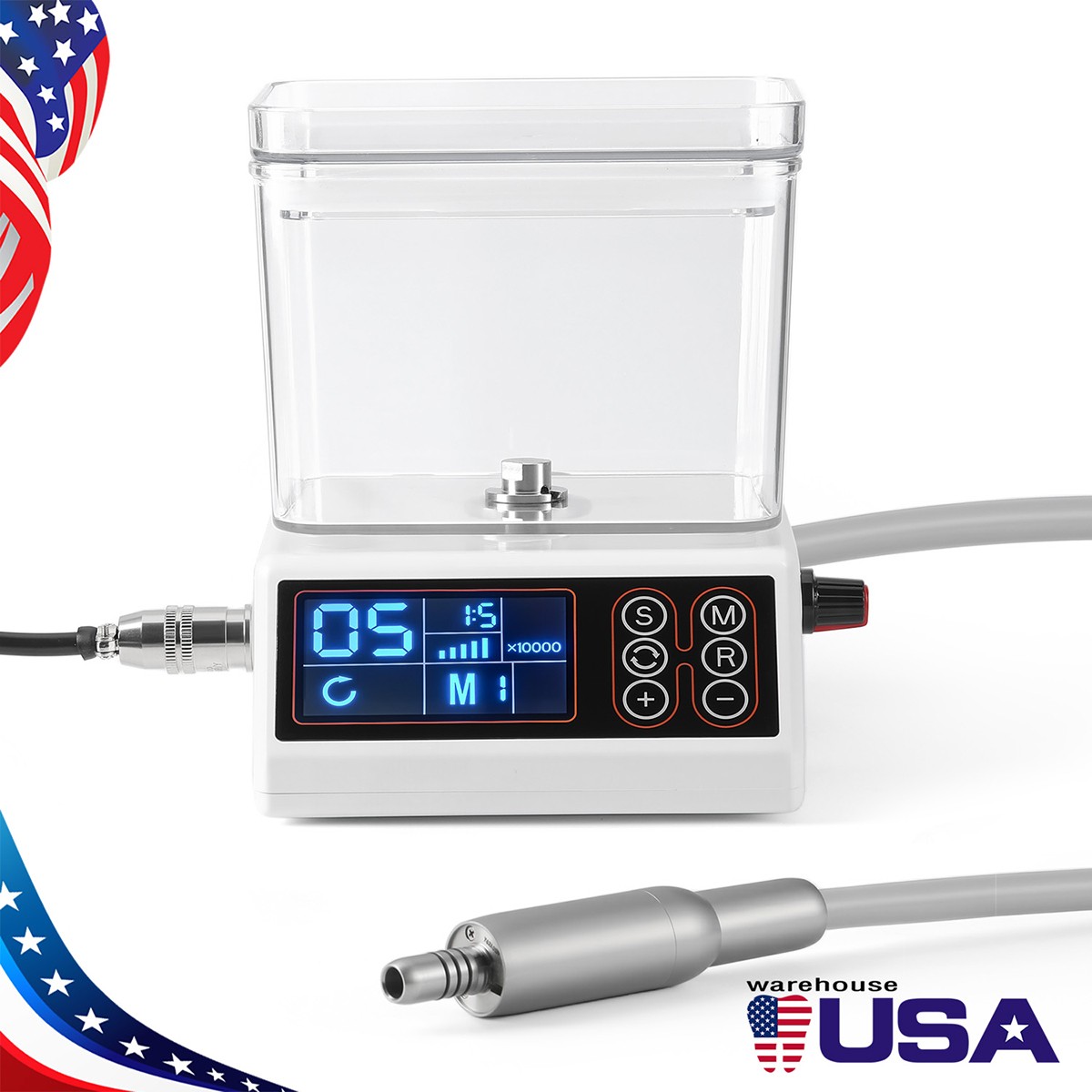 Dental Brushless LED Electric Micro Motor system E-type with Water Supply Tank