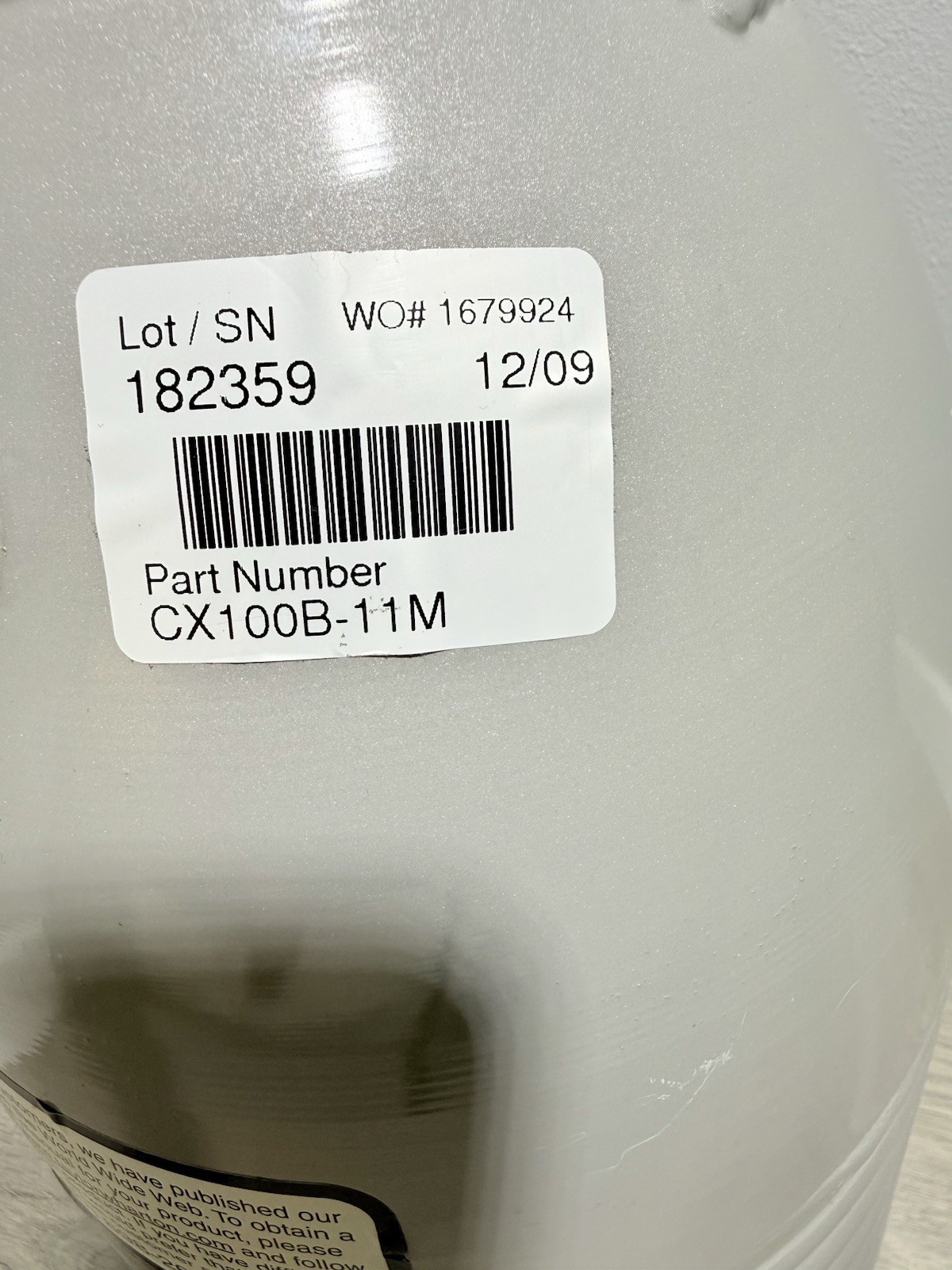 Taylor Wharton CX100 dewar Dry Shipper canister Cryo Express (CX) canister