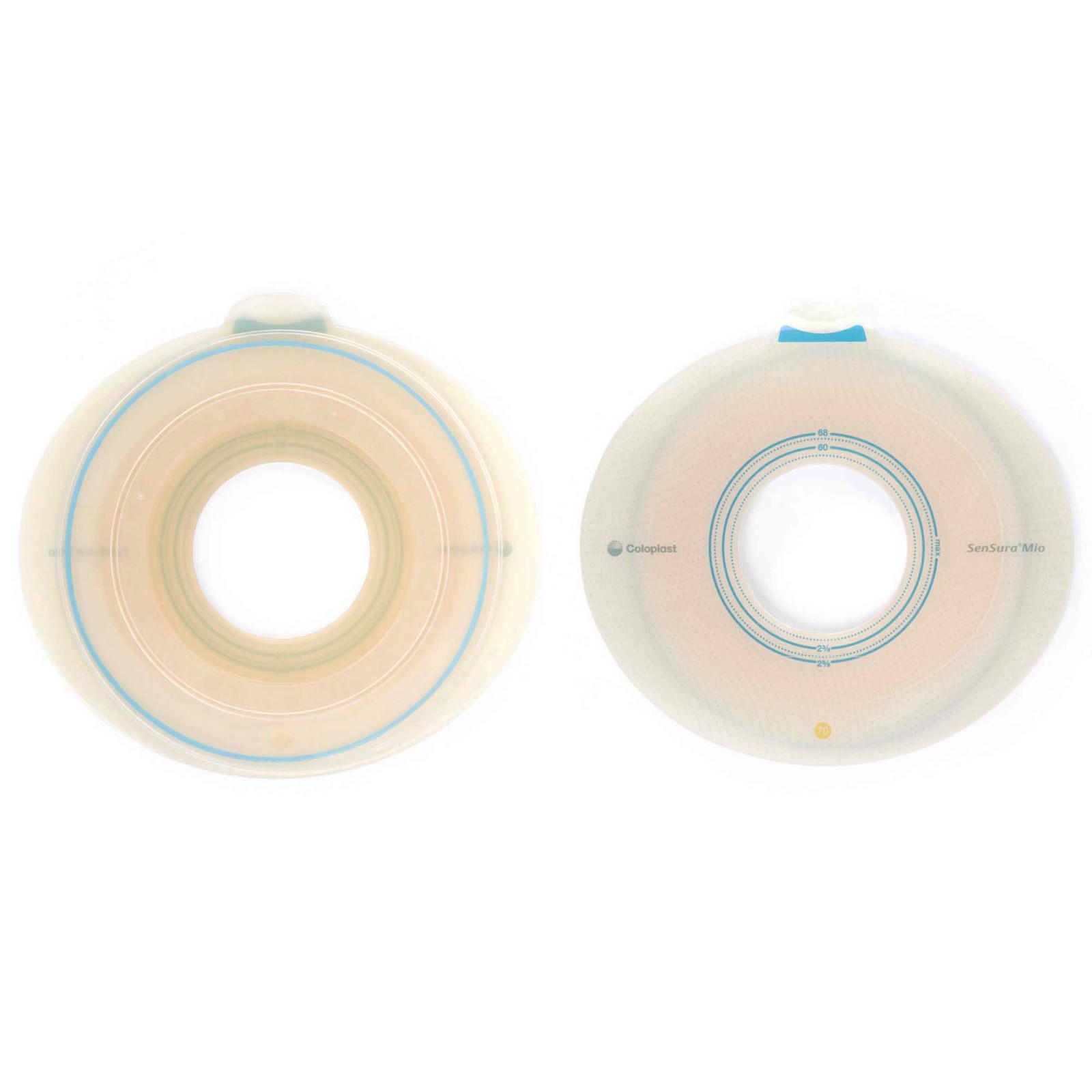 Coloplast SenSura Mio Flex Ostomy Barrier, 38 mm Stoma Opening, Red Color Match