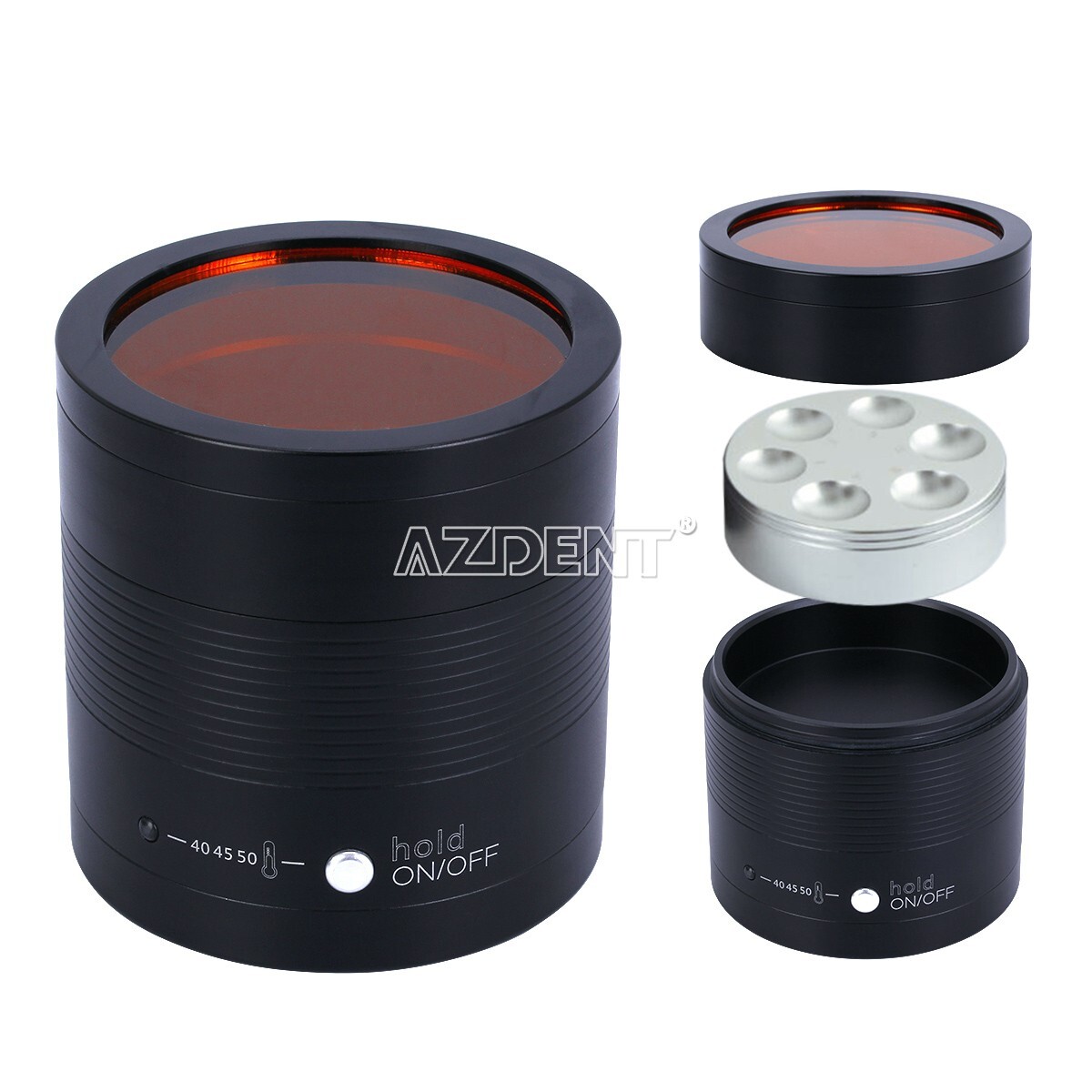 AZDENT Dental Composite Resin Heater DC Power Softener Material Warmer 40/45/50℃