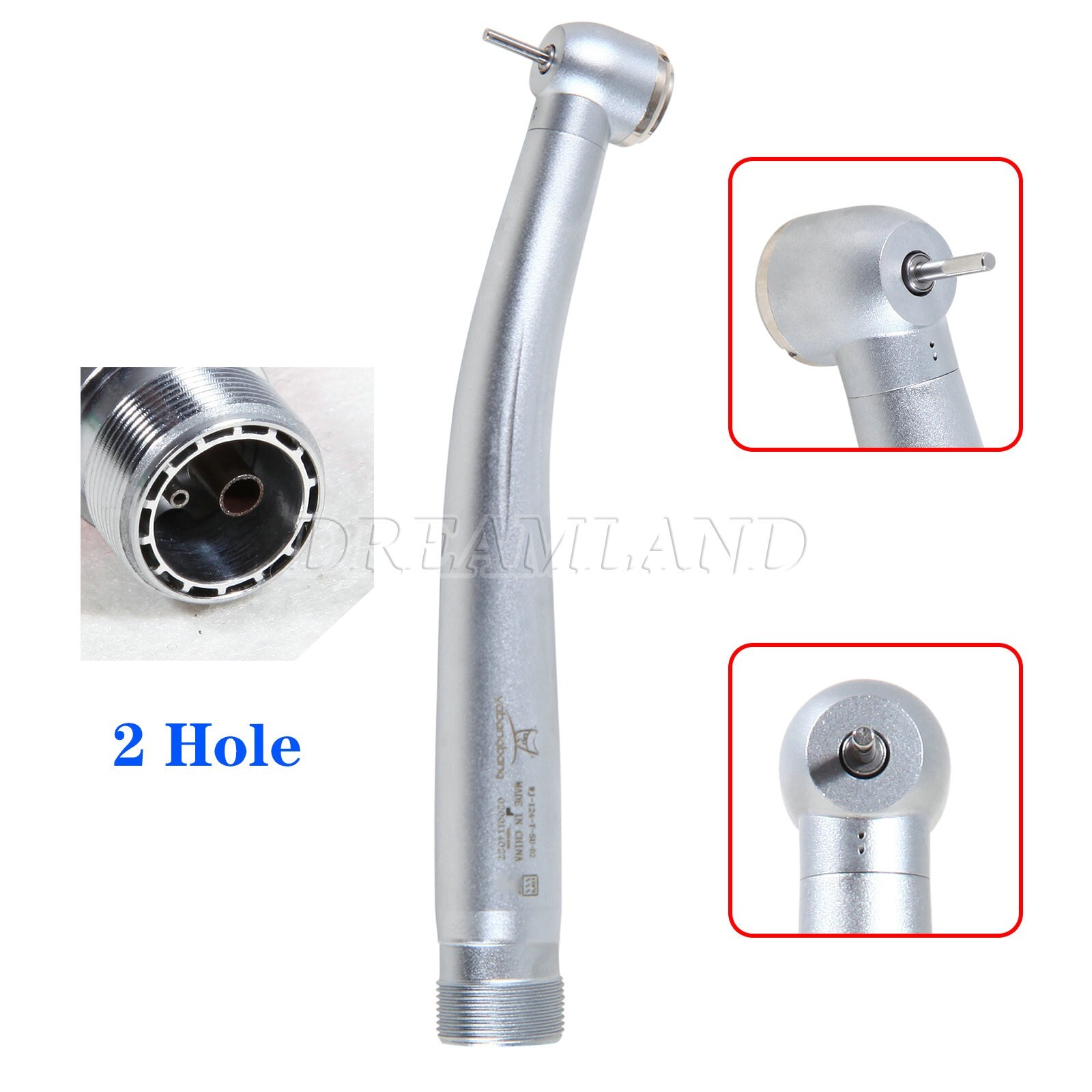 Dental High Speed Handpiece Push Turbine 4 Holes Fit NSK Pana Max Large Head USA