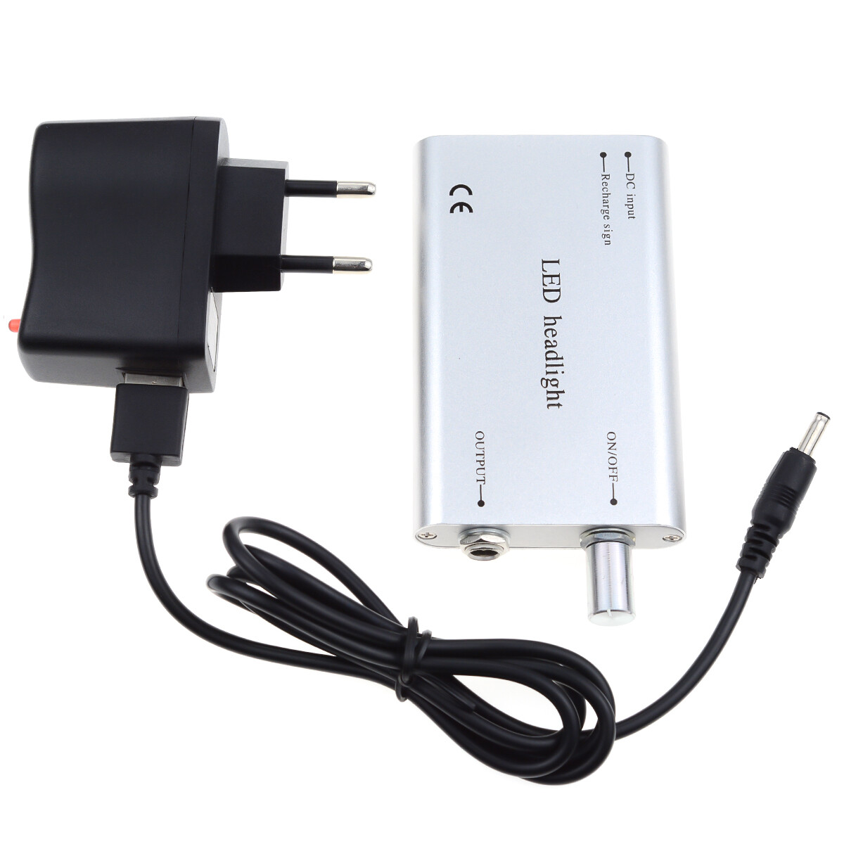 Metal 3.7V Recharge Battery Compitible for 1W/3W/5W Dental LED Headlight CE 007