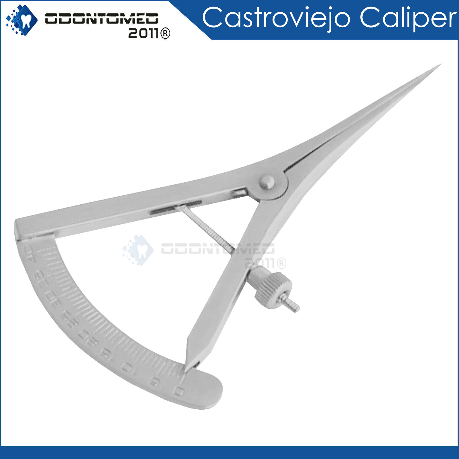 Castroviejo Caliper 0-40mm Straight Implant Instruments