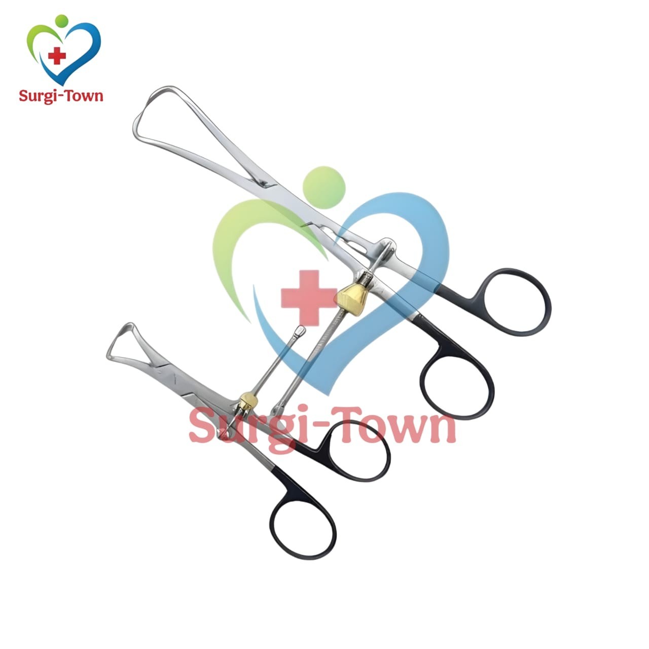 Bone Reduction Forceps with Fixation screw orthopedic instrument Set Of 2 Pcs