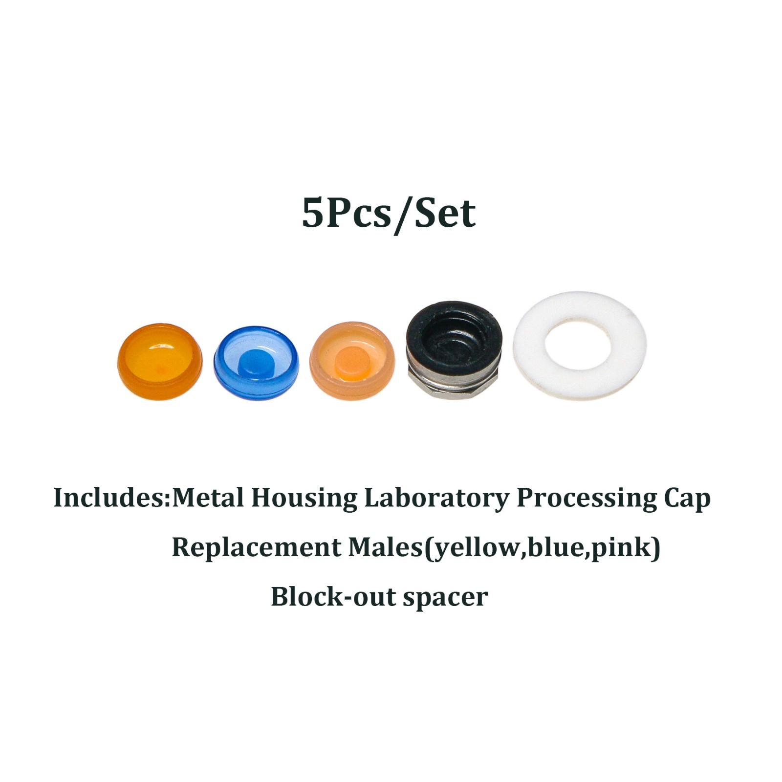 US Dental Navoloc Retention Inserts Cap Set LOCATOR Male Processing Cap Kit
