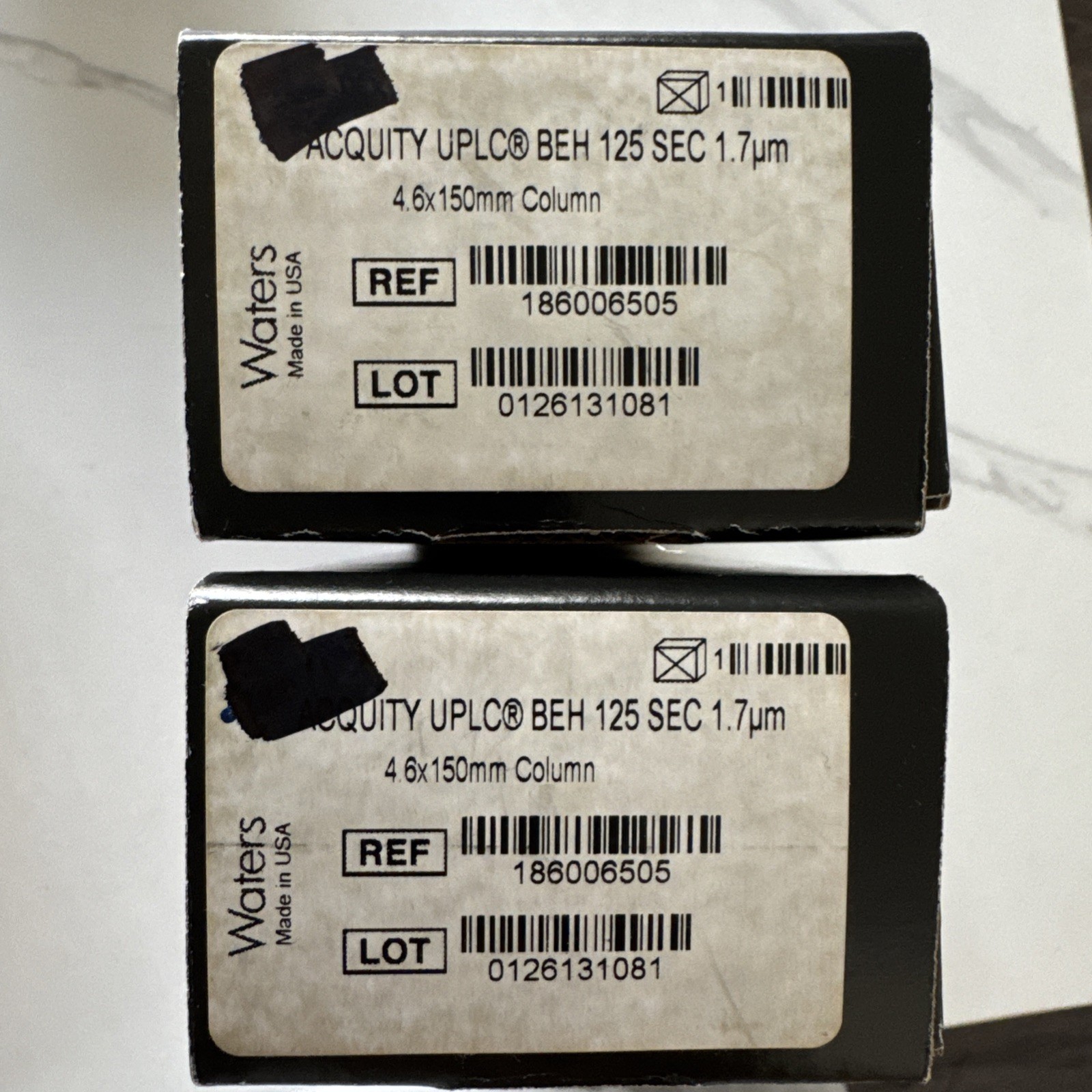 Waters Acquity UPLC BEH 125 SEC Columns, 1.7 um, 4.6 x 150mm, Part # 186006505