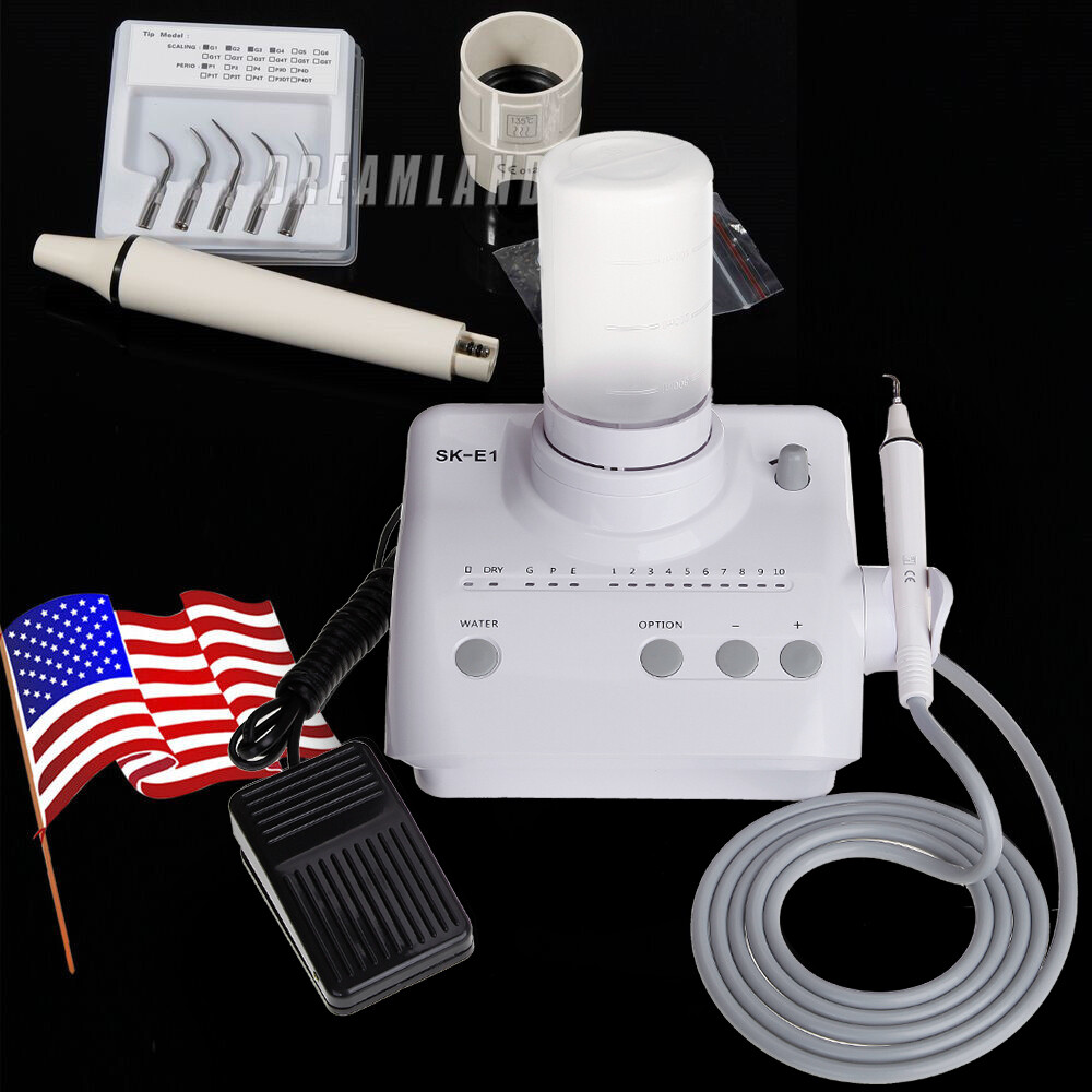 FDA SK-E1 Piezo Dental Ultrasonic Scaler for Cavitron EMS / Tips Handpeice