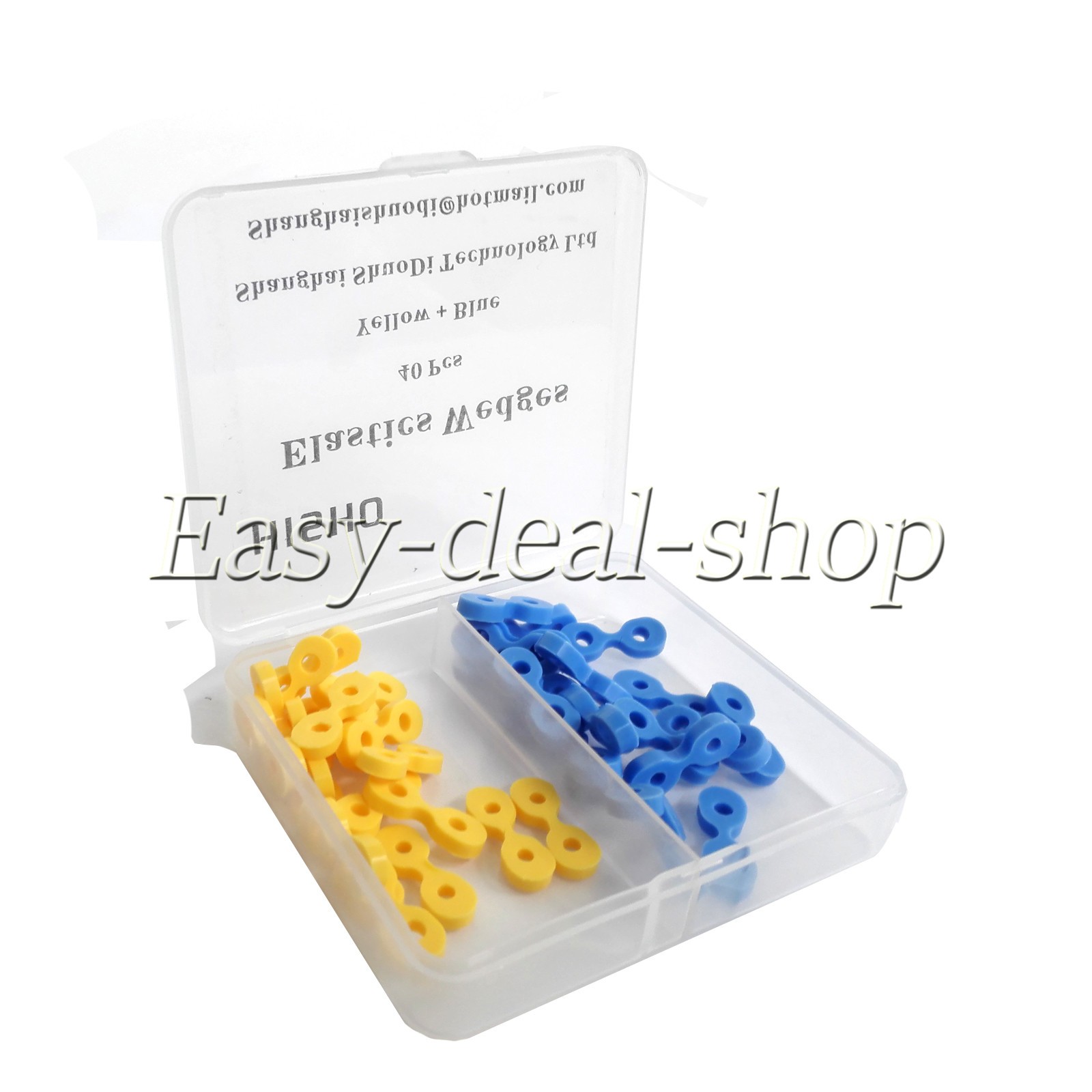 40pcs Dental Elastic Fixing Wedges Sectional Matrices Matrix Rubber Dam