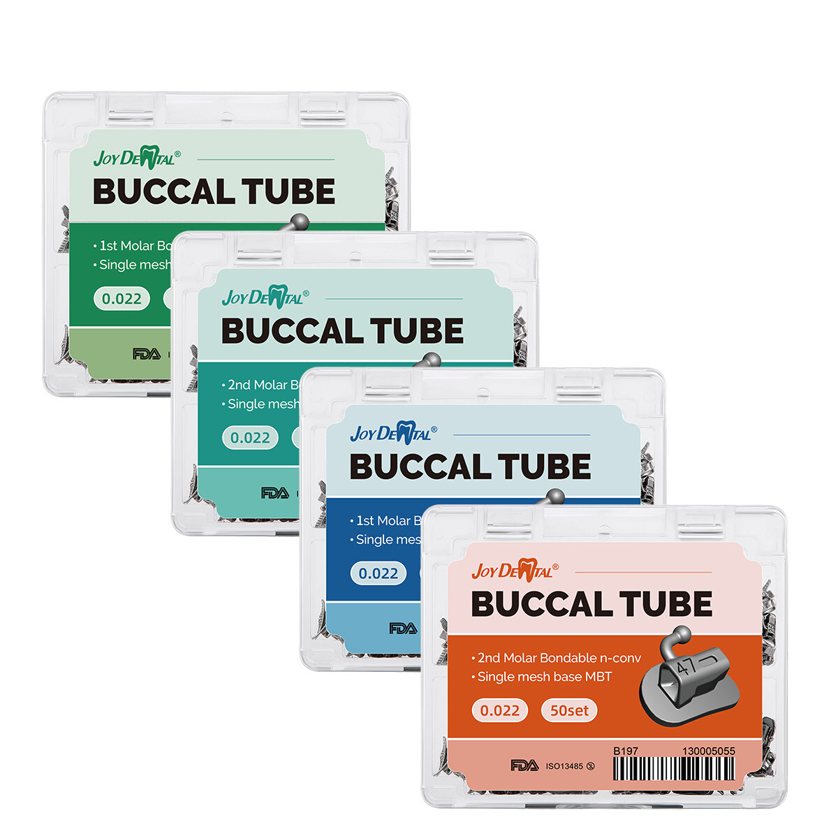 US Dental Ortho Buccal Tubes 1st 2nd Molar MBT Roth .022 Bondable Mesh Base