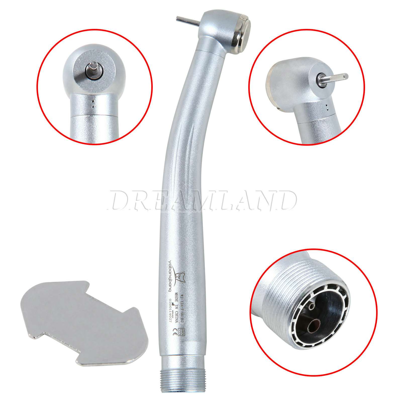 1-10*NSK Style Dental High Speed Turbine Handpiece Push Big Head 2Holes