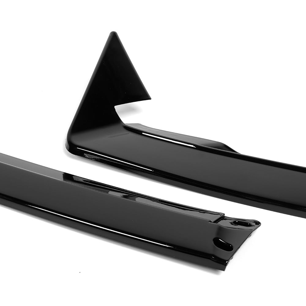 ABS Front Bumper Lip Painted Glossy Black for 2024-2026 Hyundai Elantra N N-Line