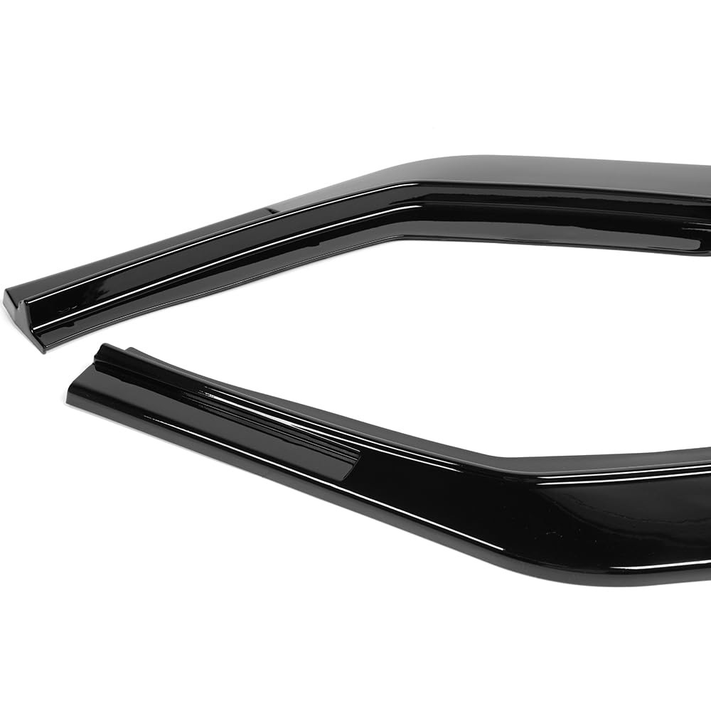 ABS Front Bumper Lip Painted Glossy Black for 2024-2026 Hyundai Elantra N N-Line