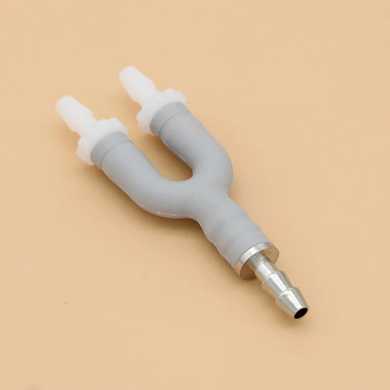 10Pcs NIBP Blood Pressure Cuff Dual Tube Air Hose Y Adapter Connector to Cuff