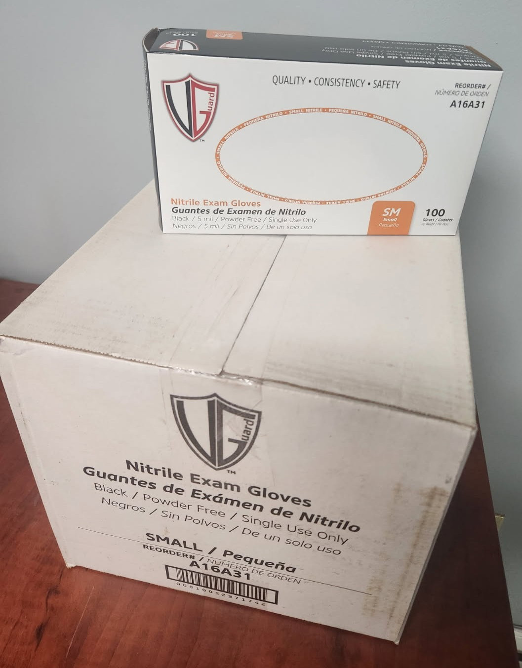 Vanguard nitrile gloves small 1000 (10 boxes of 100)