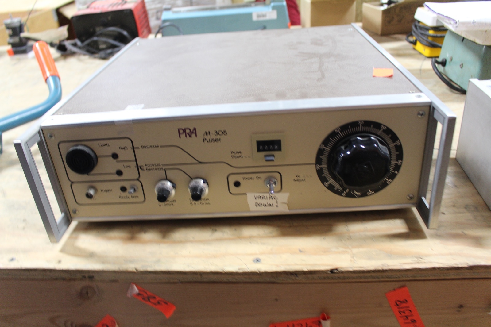 PRA M-305 PULSER TESTING LAB