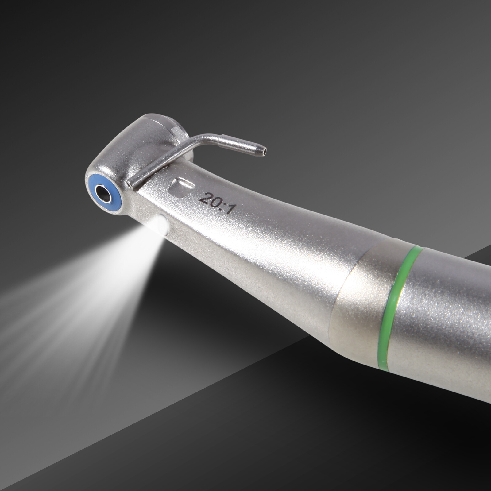 Ti-MAX Style Dental 20:1 Implant Fiber Optic LED Contra Angle Handpiece Fits NSK