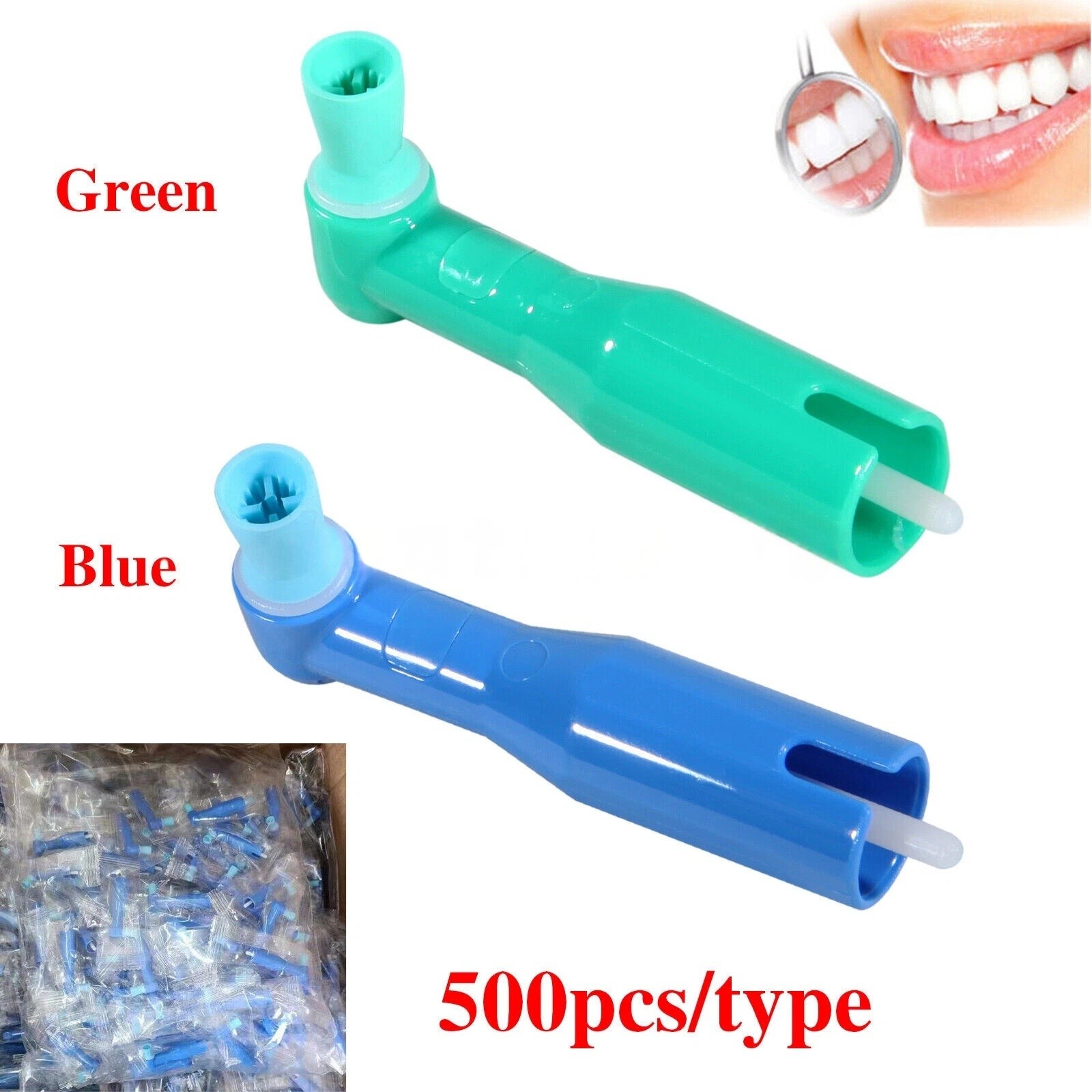 SELF-POWER Dental Fiber Optic LED E-generator High speed Handpiece 2/4 Holes USA