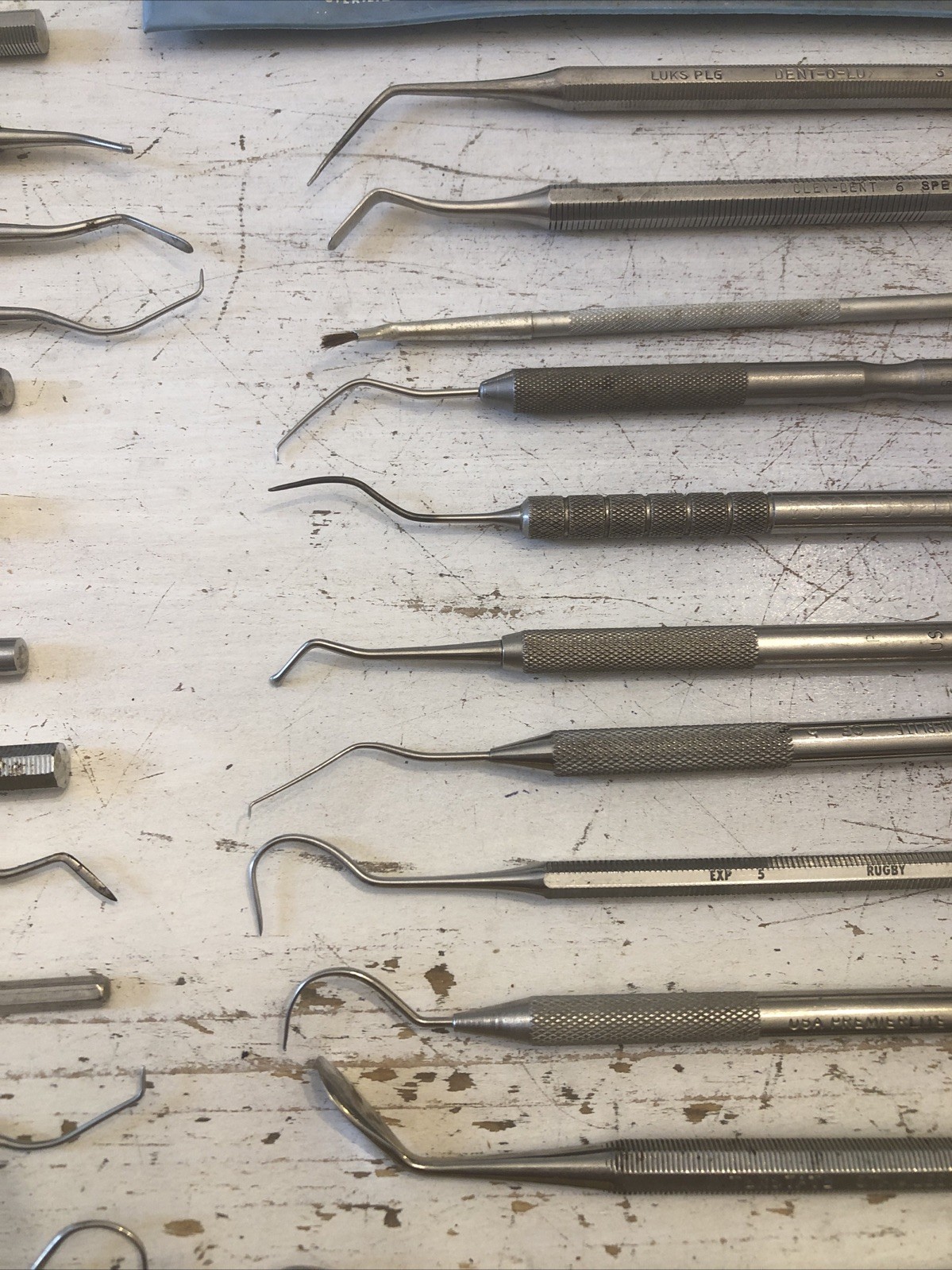 Lot of Mixed Dental Stainless Steel Tools Instruments NORDENT, SS WHITE, RUGBY