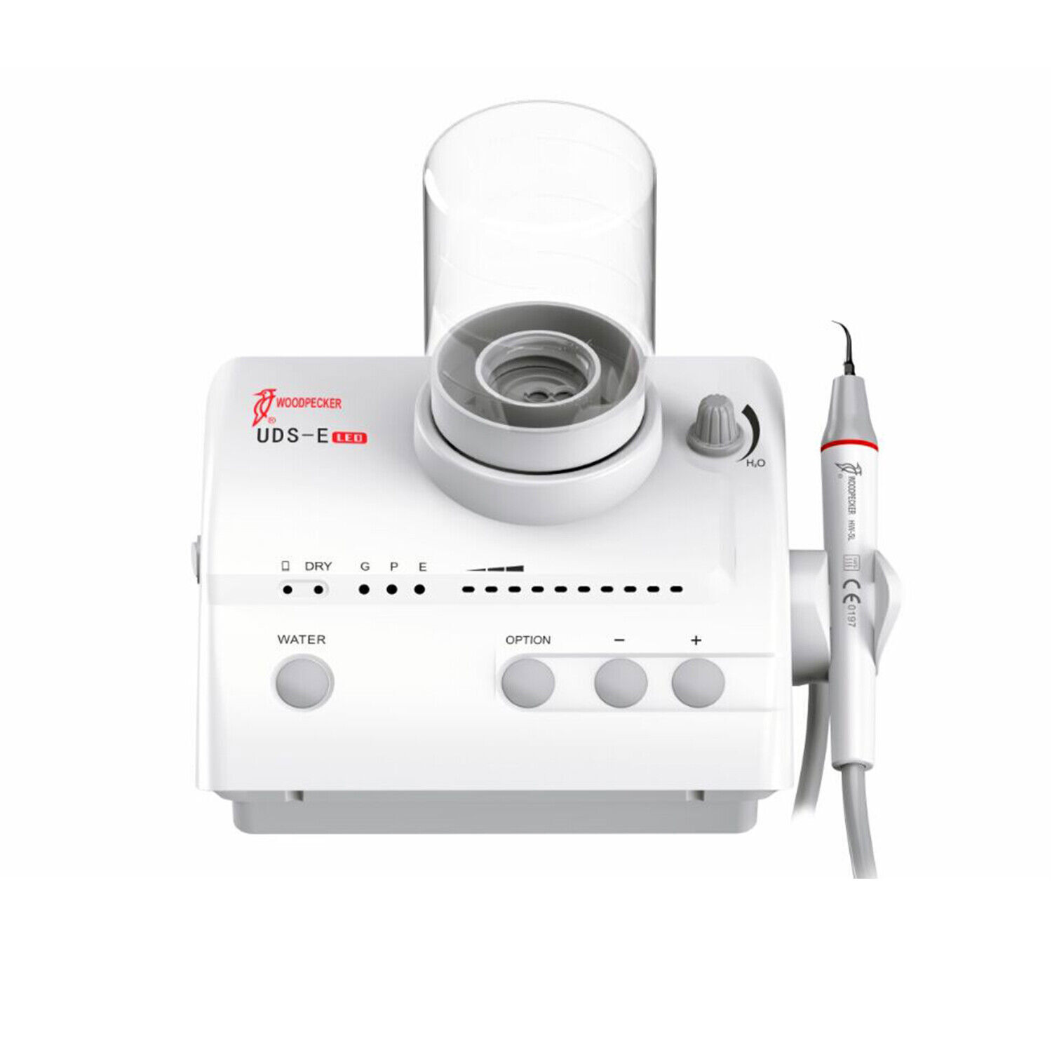 100% Woodpecker UDS-E Dental LED Ultrasonic Piezo Scaler HW-5L Handpiece w/Tips