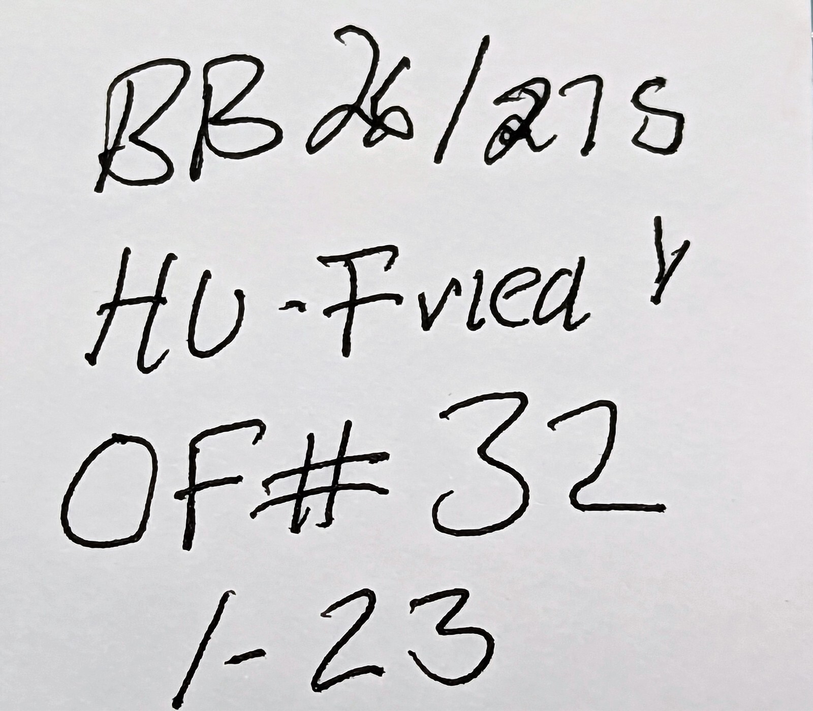 Dental Burnisher 26/27S BB26/27S6 HU FRIEDY [OF#32]