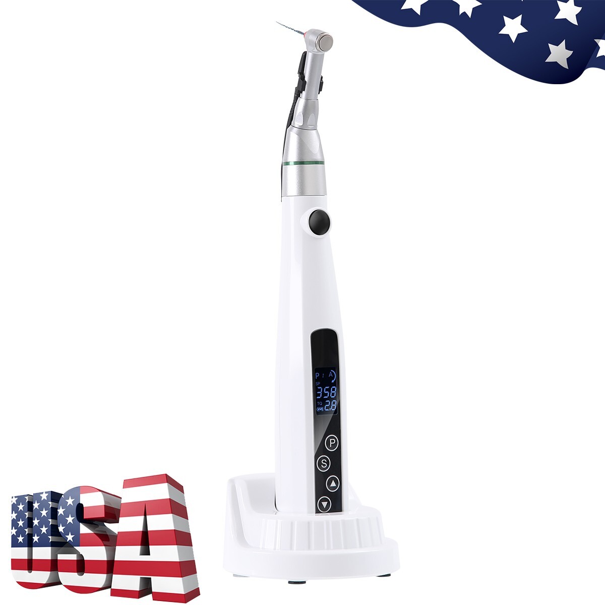 Motor de Endodoncia Dental Inalámbrico Mini 16:1 Contra Angulo Y-smart USA