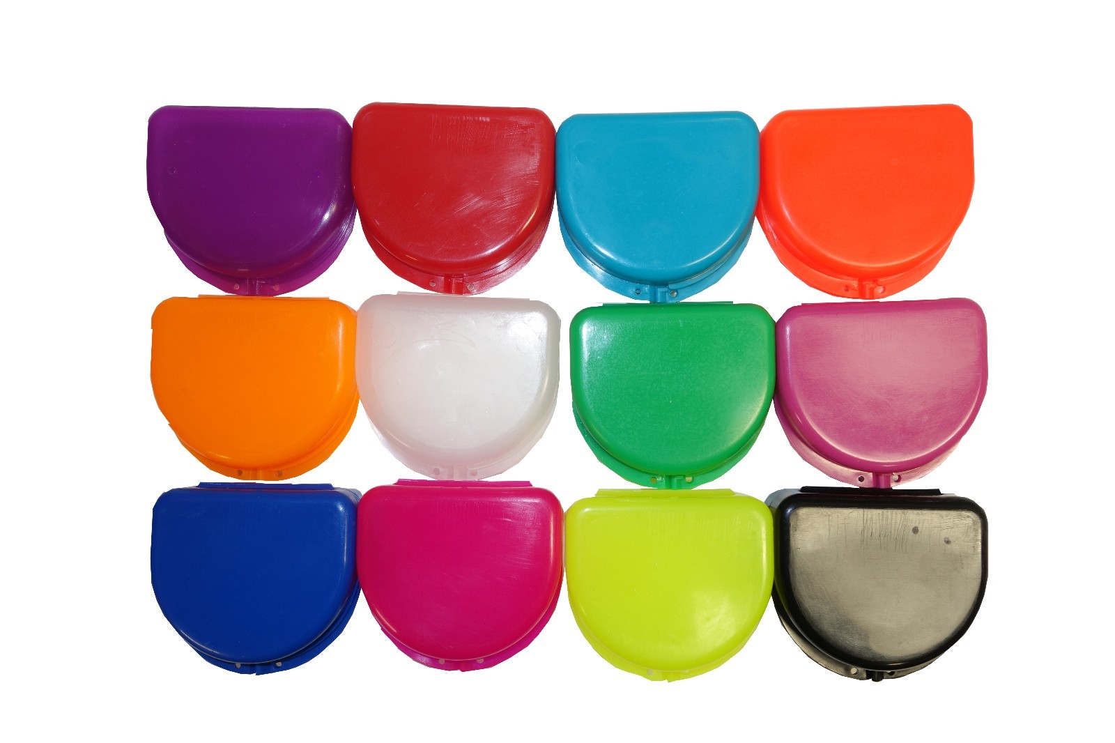 12 Pcs Dental Orthodontic Retainer Denture Mouth Guard Case/ Cases SCI Brand