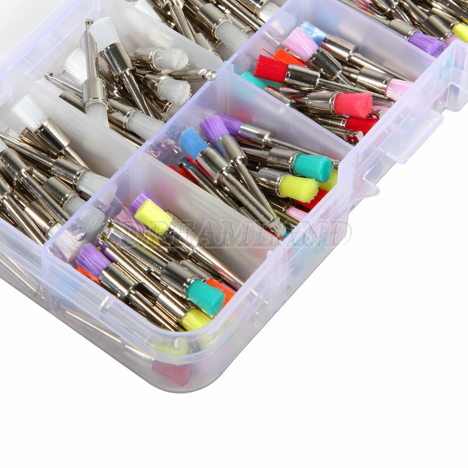 200Pcs Dental Prophy Brush Brushes Polishing Polisher f/Low Speed Handpiece A!