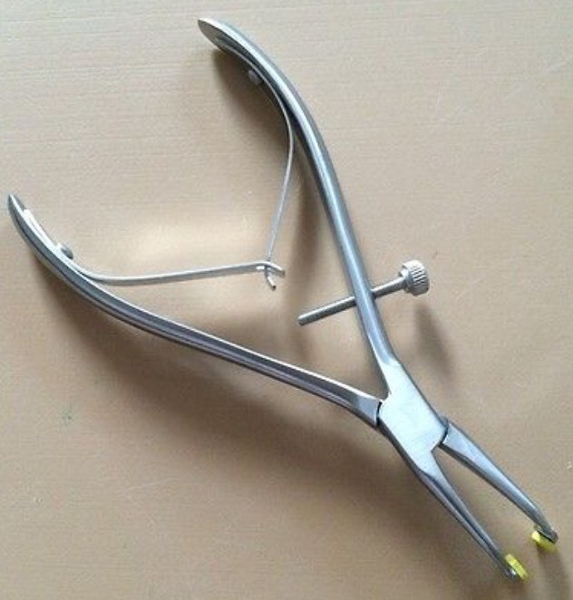 6″ DENTAL CROWN GRIPPER REMOVER REMOVING PLIERS W/ SILICONE TIPS Hand Made!