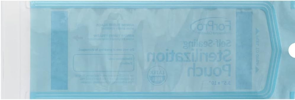 ForPro Professional Collection Self-Sealing Sterilization Pouches(2Packs/400Ct)