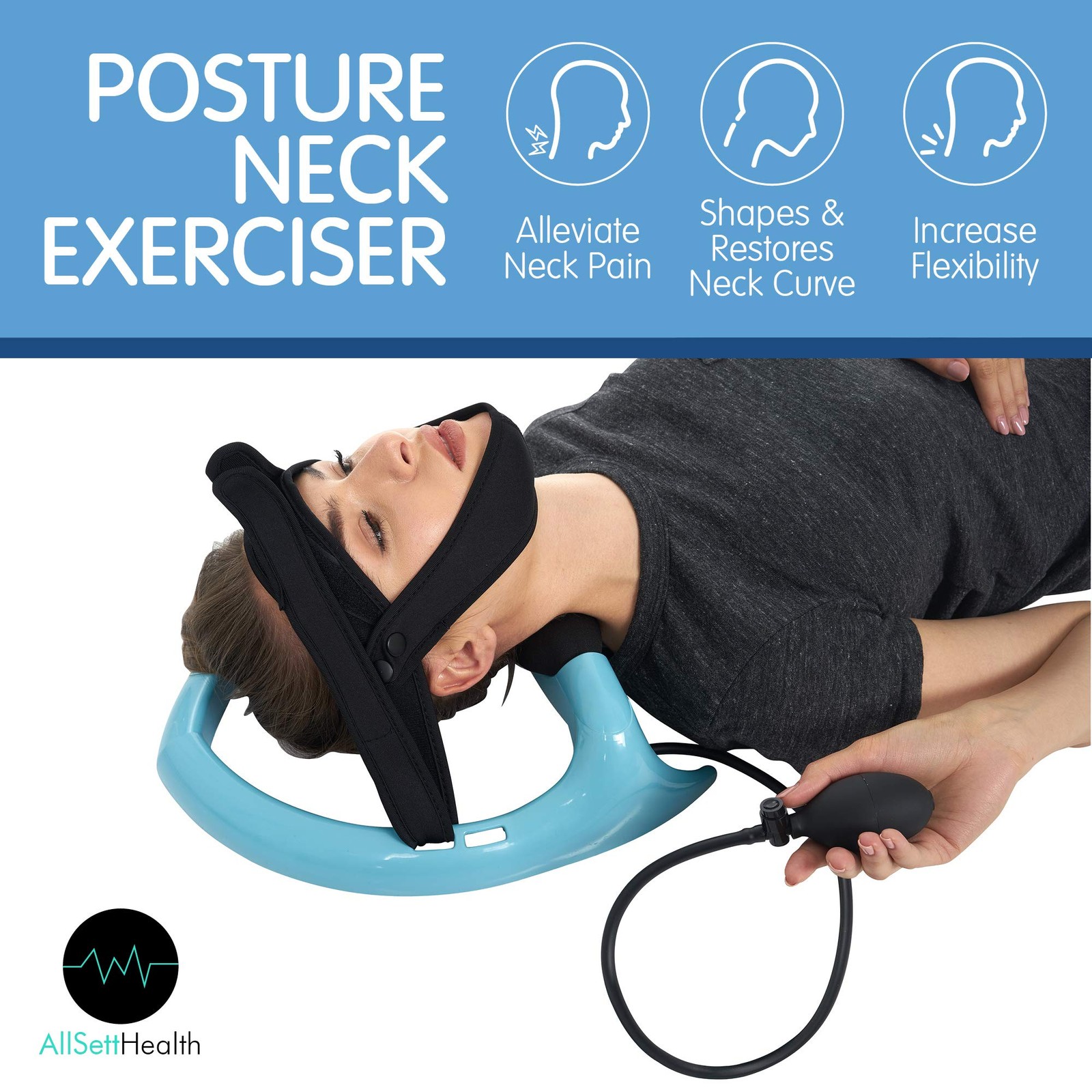 Posture Neck Exercising Cervical Spine Hydrator Pump 1 Count (Pack of 1)