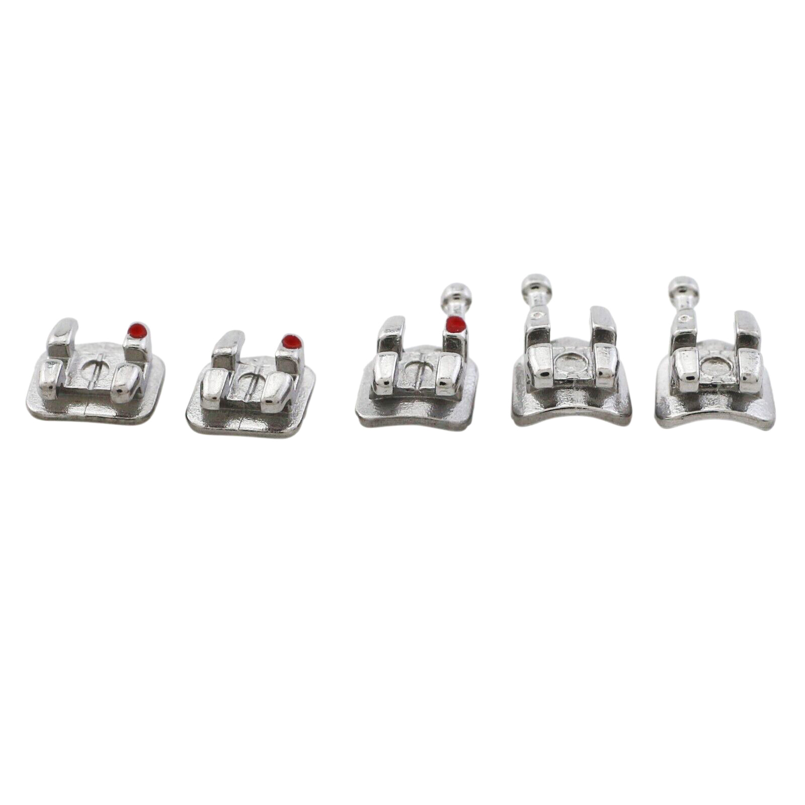 10 Kits Dental Orthodontic Mini Metal Bracket Braces Roth MBT 022 345 With Hooks