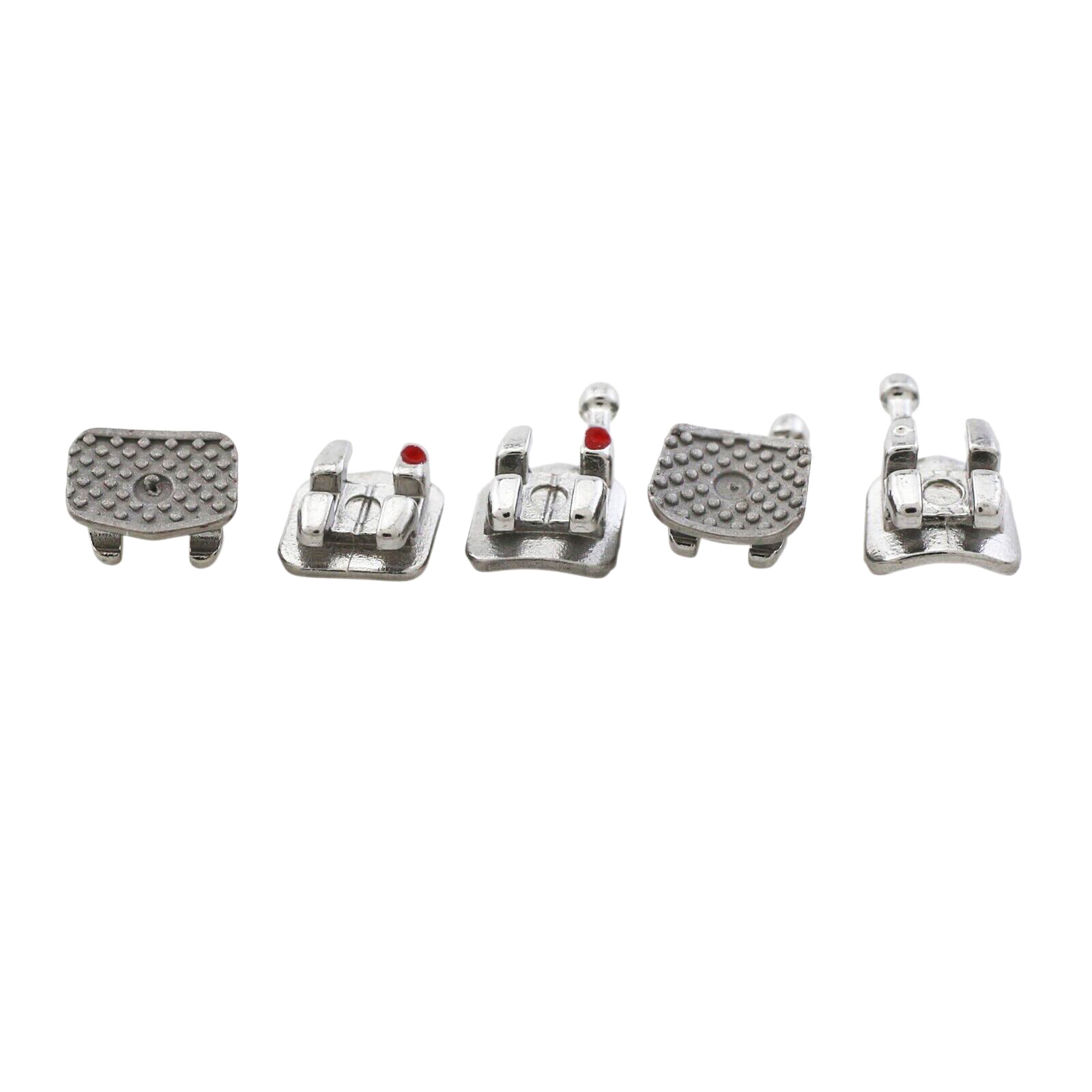 10 Kits Dental Orthodontic Mini Metal Bracket Braces Roth MBT 022 345 With Hooks