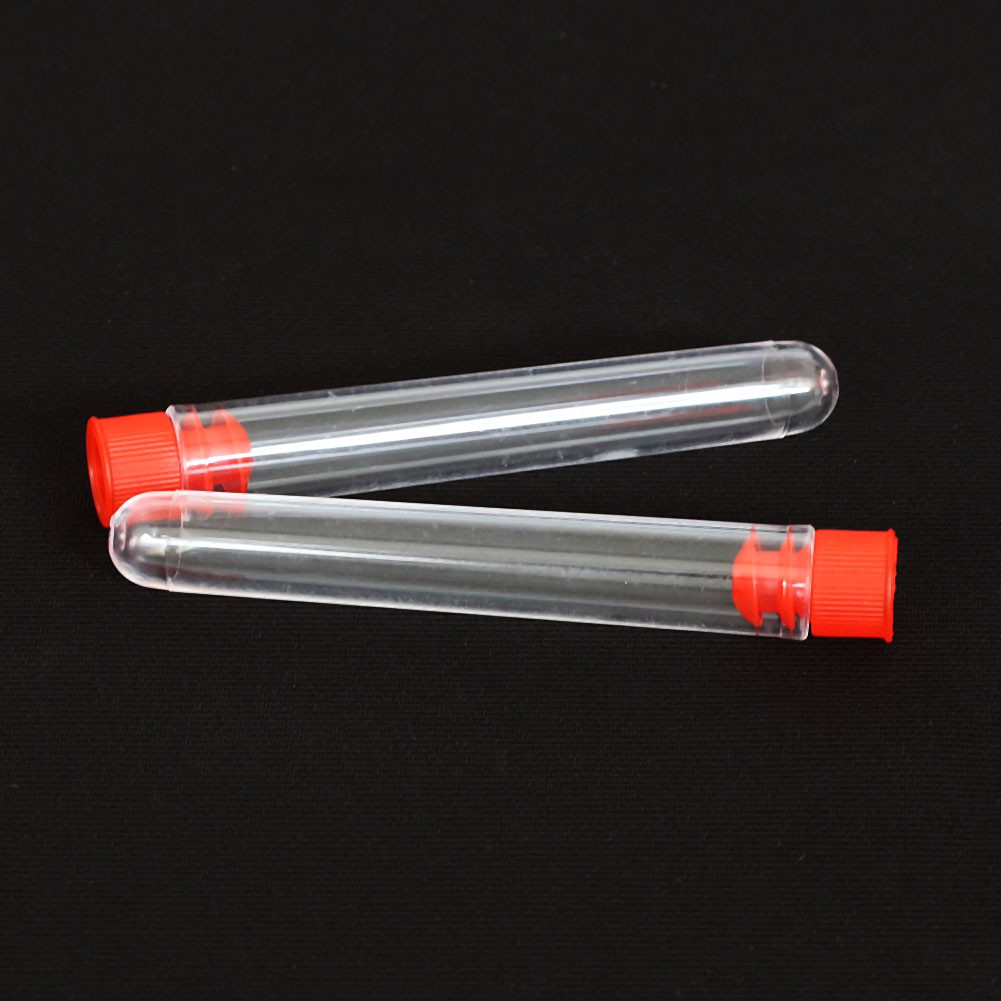 1/5/10/20/50/100Pcs Plastic Clear Lab Test Tubes Vial Sample Container Bottles