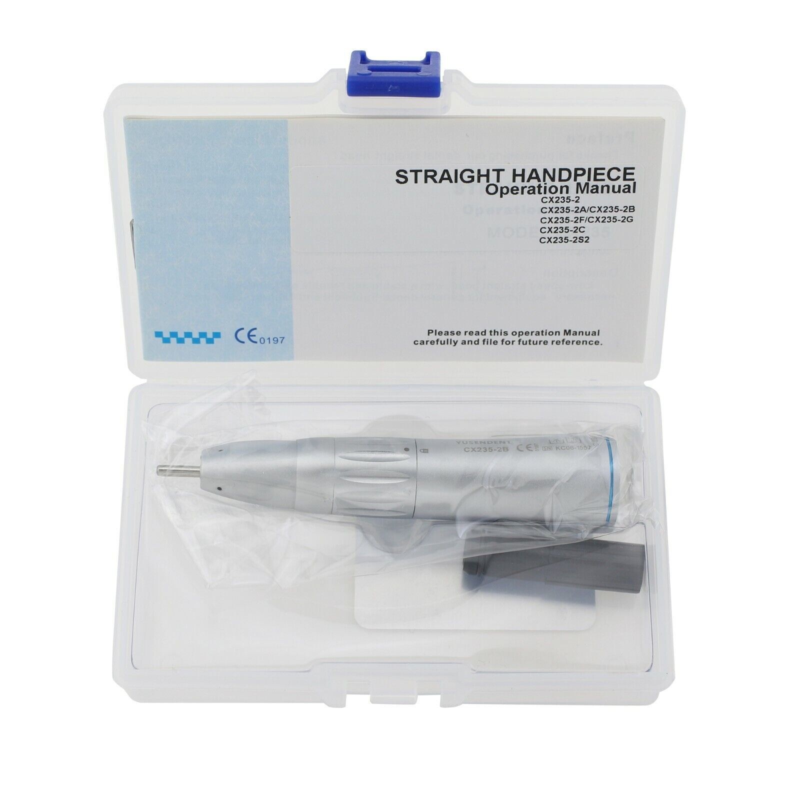 COXO Dental Inner Water Straight Handpiece Low Speed Nose Cone 1:1 CX235-2B NSK