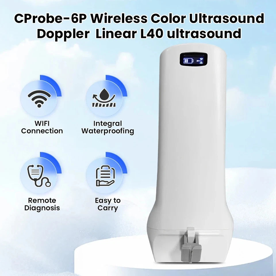 192E Wireless Linear Color Doppler Ultrasound Probe – for Breast, Hip, MSK