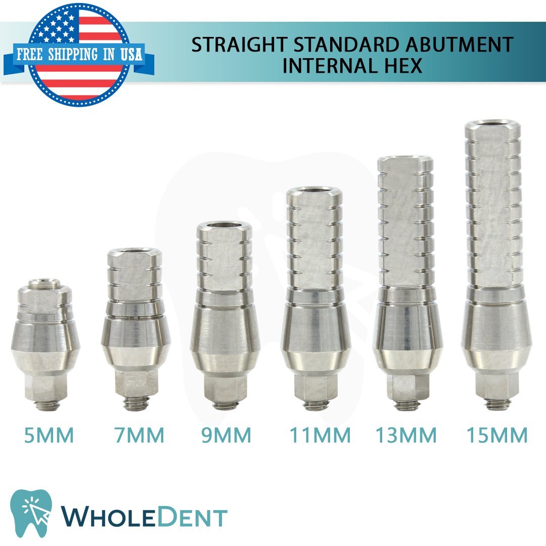 X1 One Piece Int Hex 2.42mm RBM Surface + Straight Abutment + Cement Set