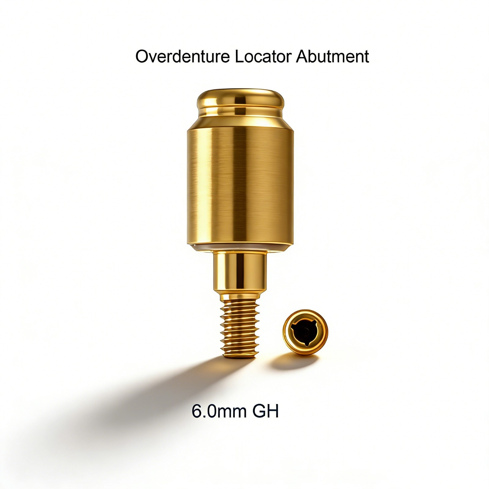 Titanium Locator Abutment For Zimmer TSV 3.5/4.5mm Tapered Internal Hex Implants