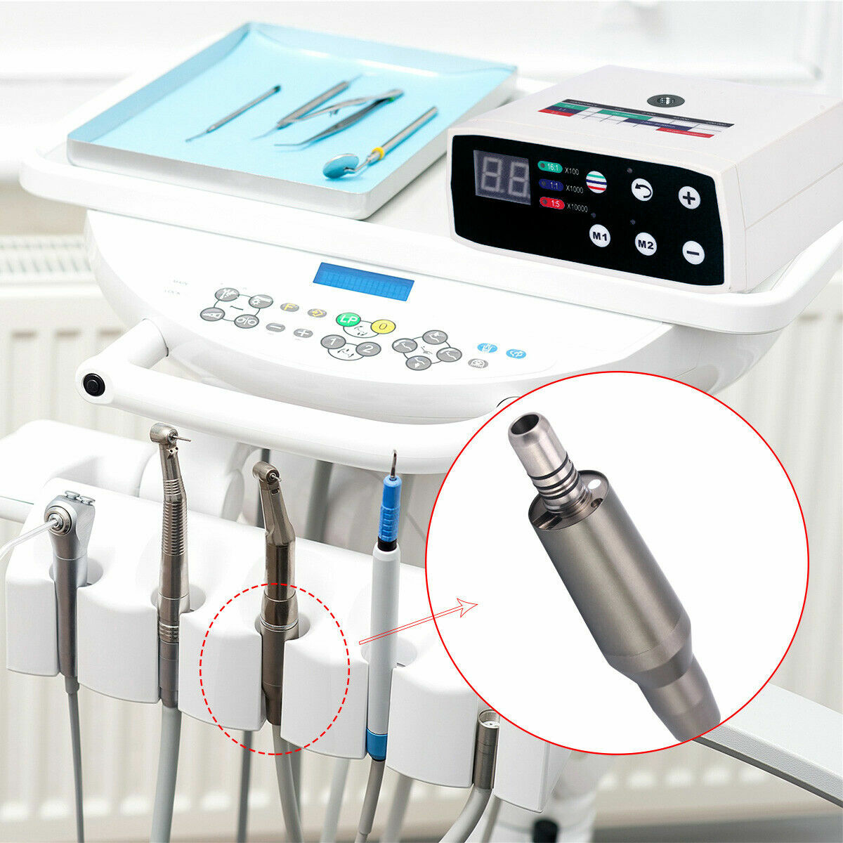 Dental Brushless LED Electric Micro Motor /1:5 1:1 Handpiece Lab Tools