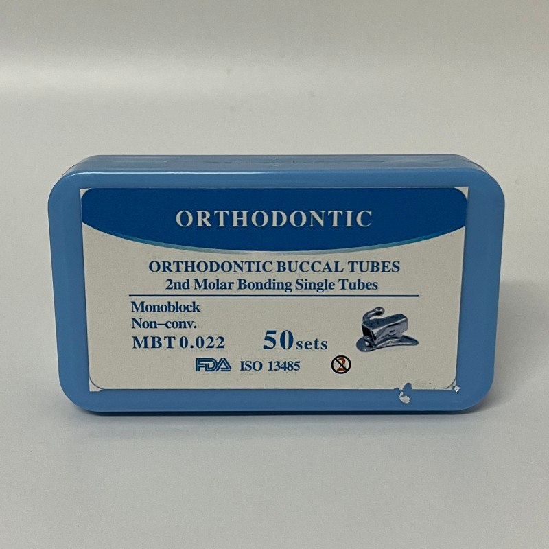 50Sets Dental Orthodontic Bondable Buccal Tubes 2nd MBT .022 Molar Tubes U1L1
