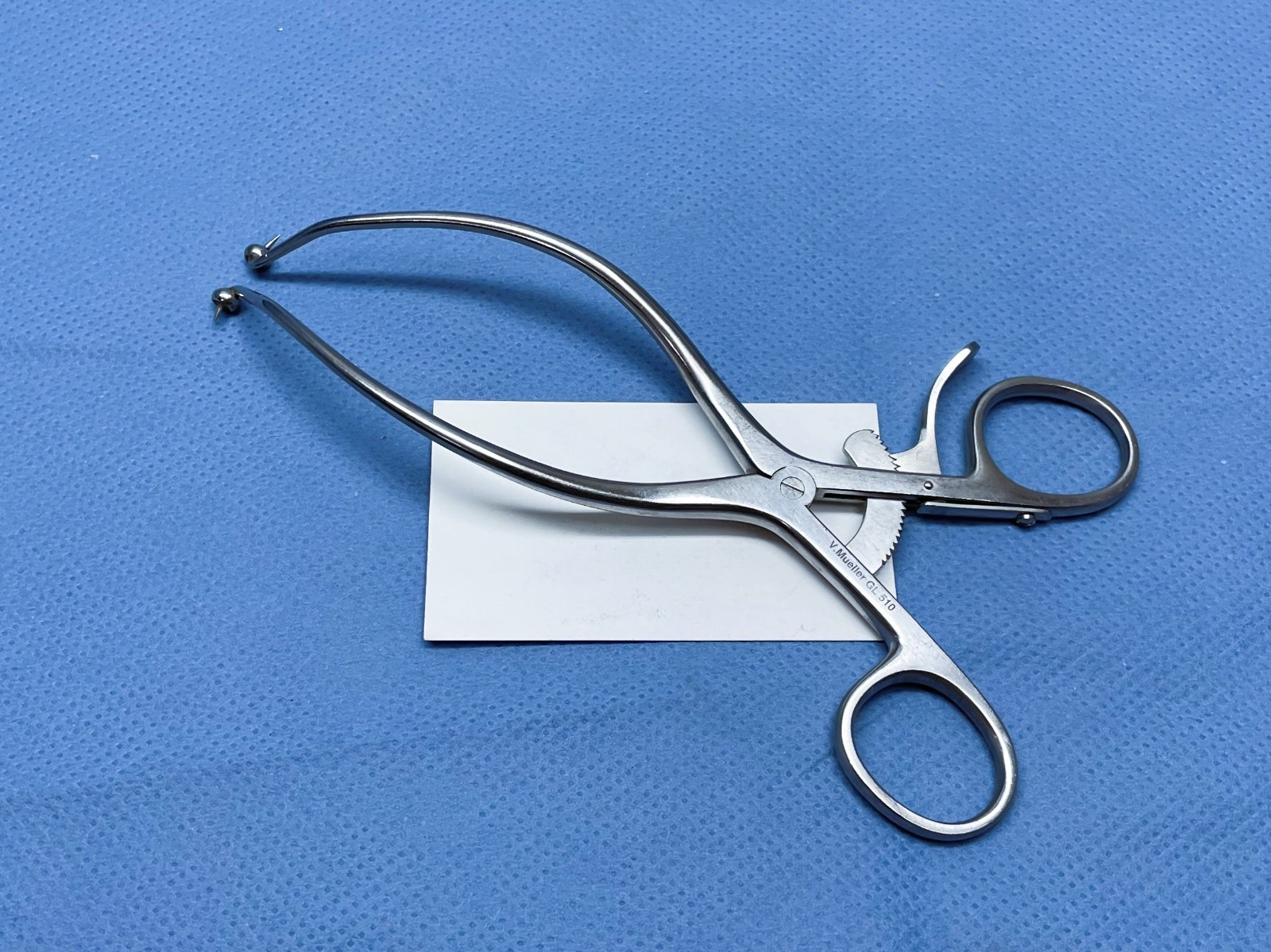 V. Mueller GL510 Gelpi Perineal Retractor, 7″, Ball Stops, Germany