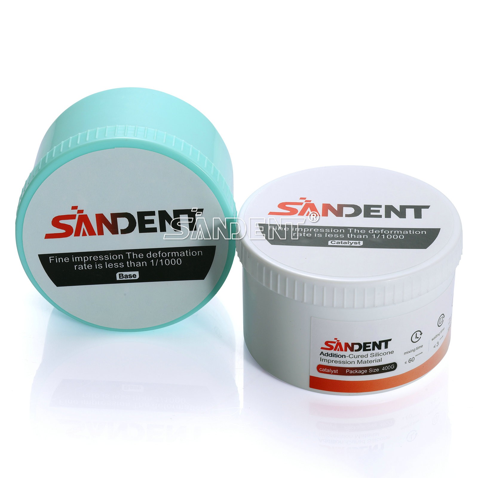 Dental Putty Normal/Fast Set PVS VPS Impression Material Base 2 x 400g dp