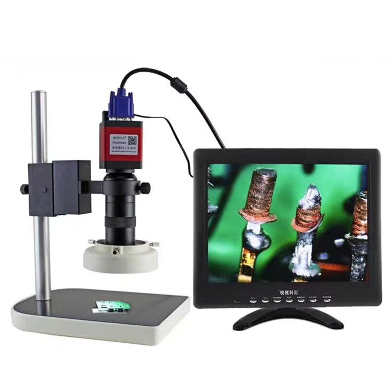 130X 3800W Digital Monocular Microscope Camera Industry Video Inspection HDMI HD